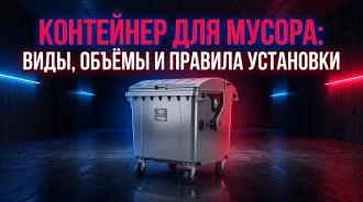 Контейнер для мусора: как выбрать бак для дома, ЖКХ и улицы без переполнения и штрафов