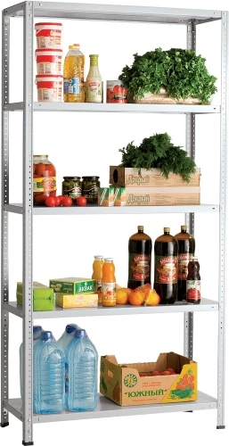 Стеллаж металлический Практик MS 200/100х25/4