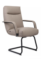 Стул Riva Chair Otto CV-P001BS Бежевая экокожа Стул Riva Chair Otto CV-P001BS Бежевая экокожа